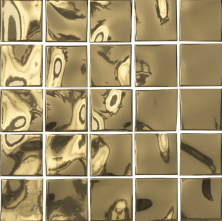 Мозаика Италон Авангард/ Avantgarde Аурум Мэджик 600110001123 золотой 30x30