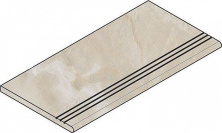 Ступень закругленная угловая правая Италон Магнетик Х2/ Magnetique X2 White 30x60