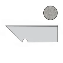 Ступень левая Атлас Конкорд Италия Блейз/ Blaze Aluminium Battiscopa Sag.Sx A0IW 7.2x30