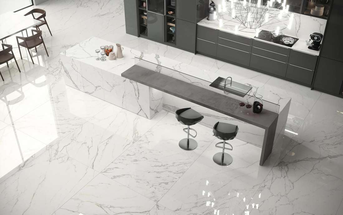 Керамическая плитка Атлас Конкорд Италия Марвел/ Marvel Calacatta Extra 30.5x91.5 AR5J