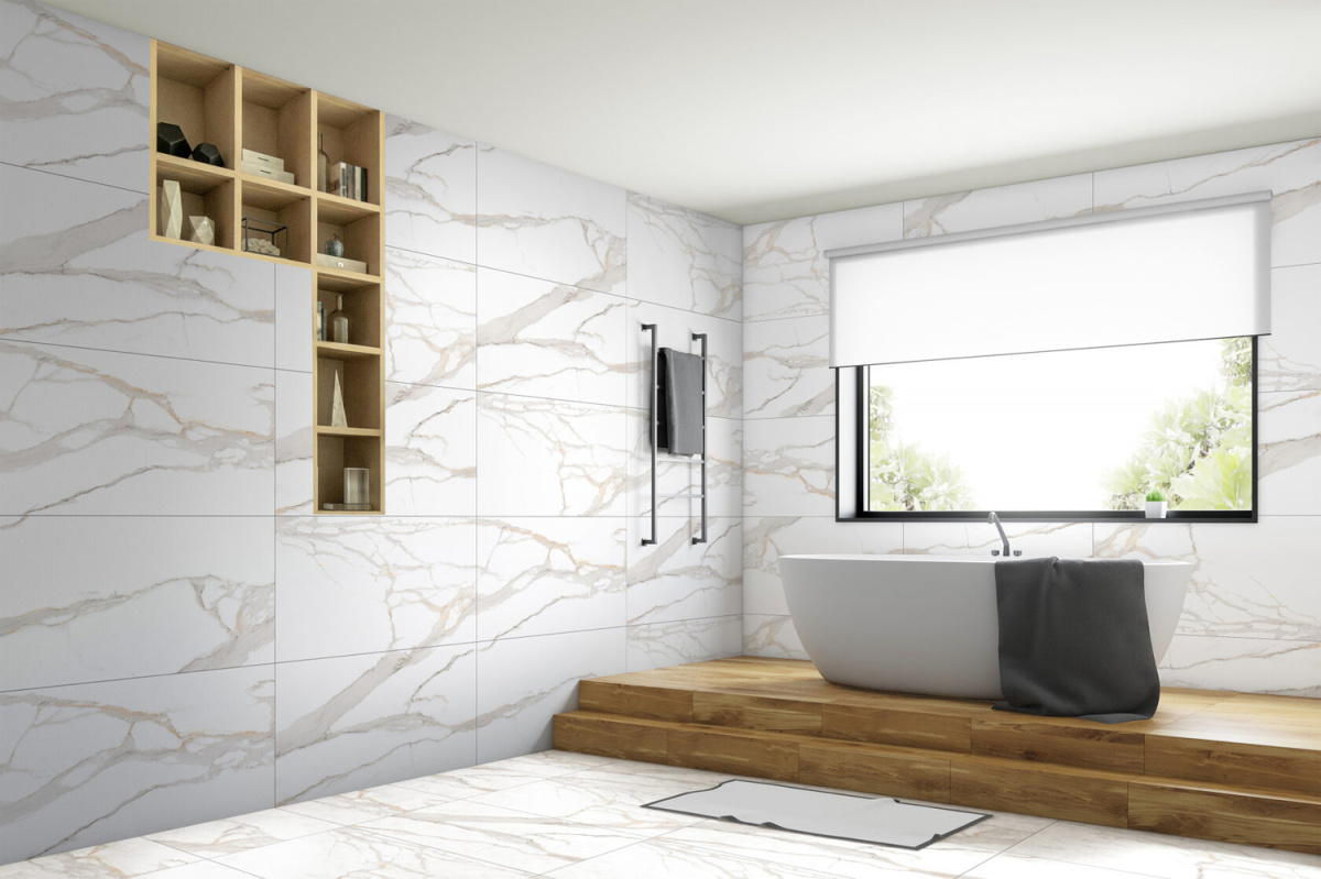 Керамогранит Азарио Statuario Extra 80X160 Glossy P231123006G белый
