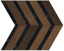 Декор Атлас Конкорд Италия Хертвуд/ Heartwood Moka Marble Chevron 29.4x28.7 AOYI