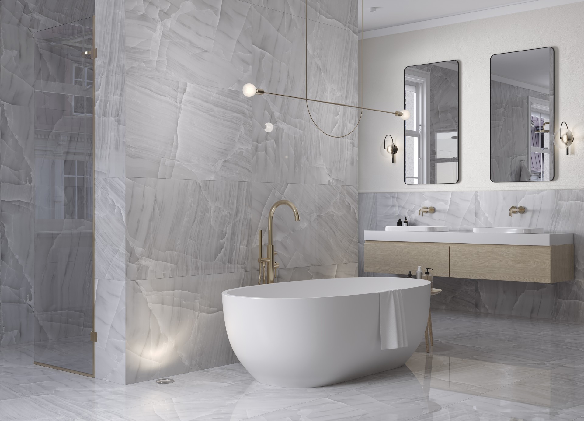 Керамогранит Керранова Moroz I Solnce White K-2090/LR/600x1200x10 белый