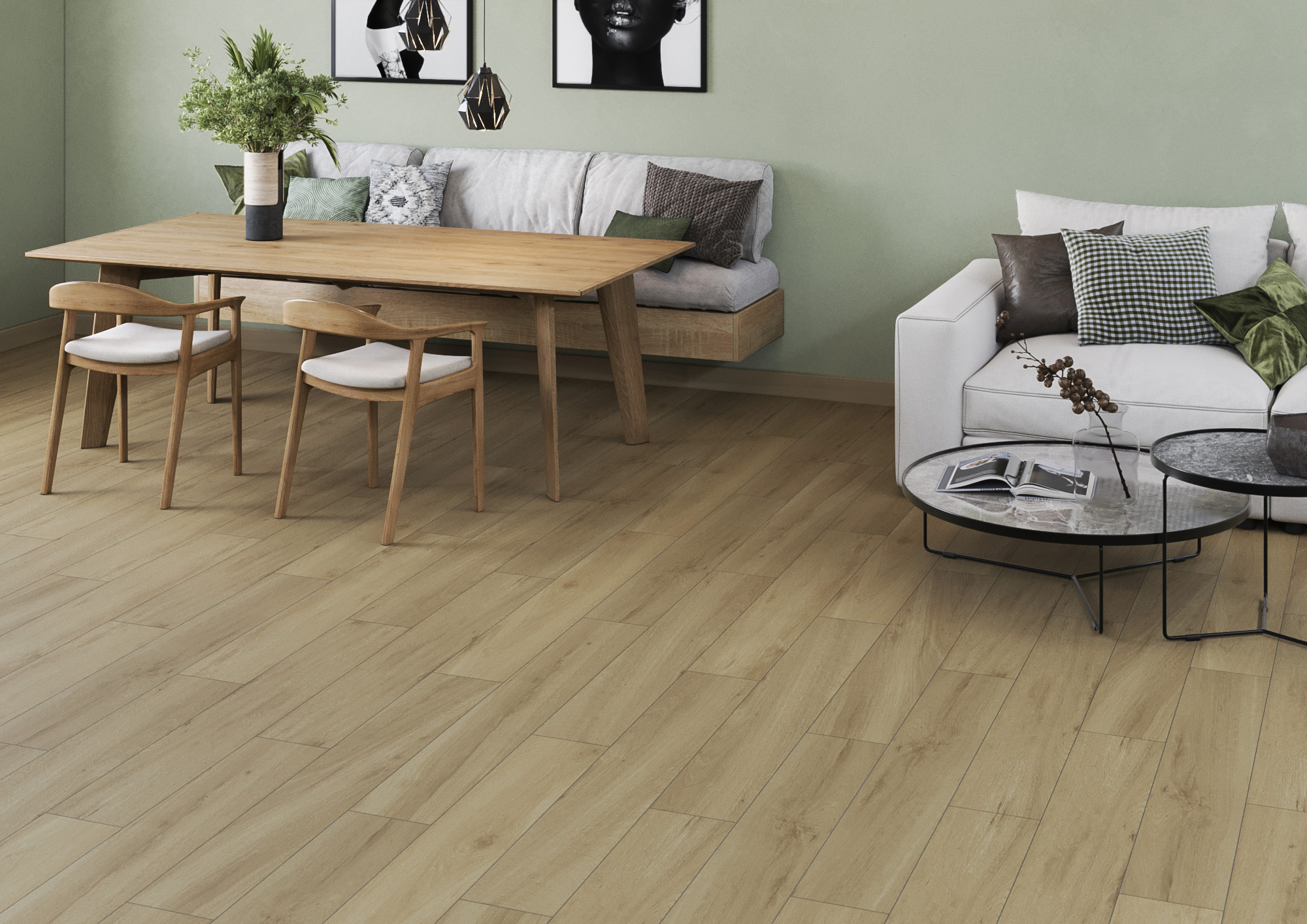 Керамогранит СтароВуд Forest Wengue Matt 20x120 венге