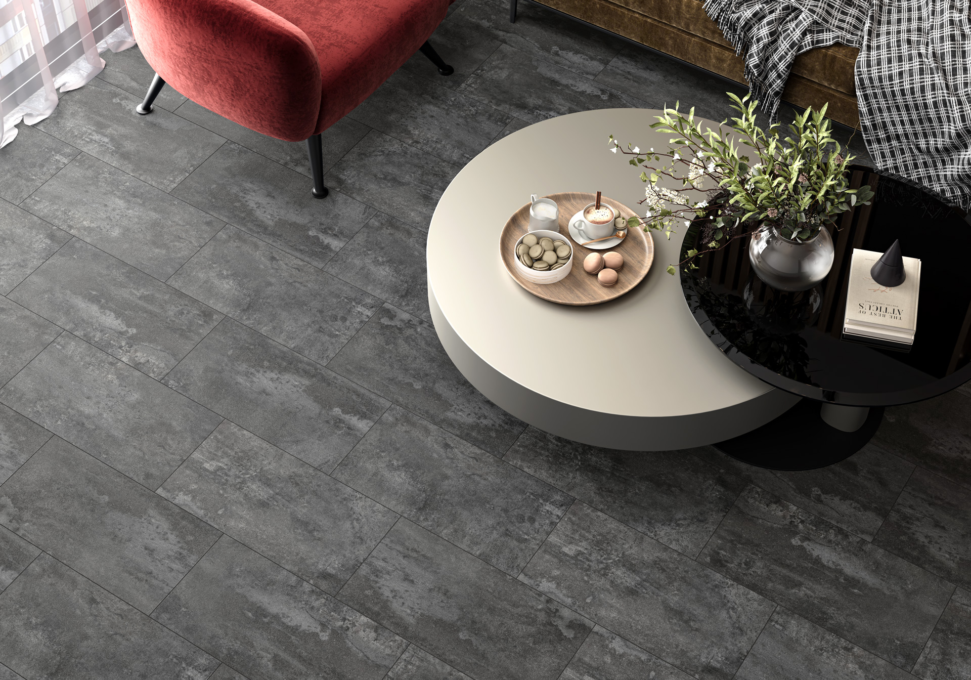 Керамогранит Artkera Group Лофтхоум/ Lofthome Графит GP36LOF25 серый 30x60