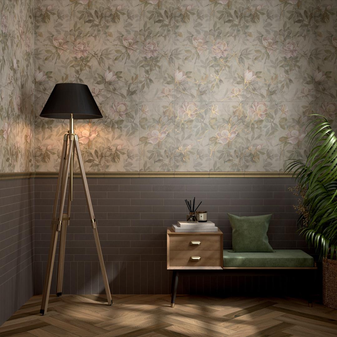 Плинтус Kerama Marazzi Магнолия белый матовый обрезной 12x30 FMF001R