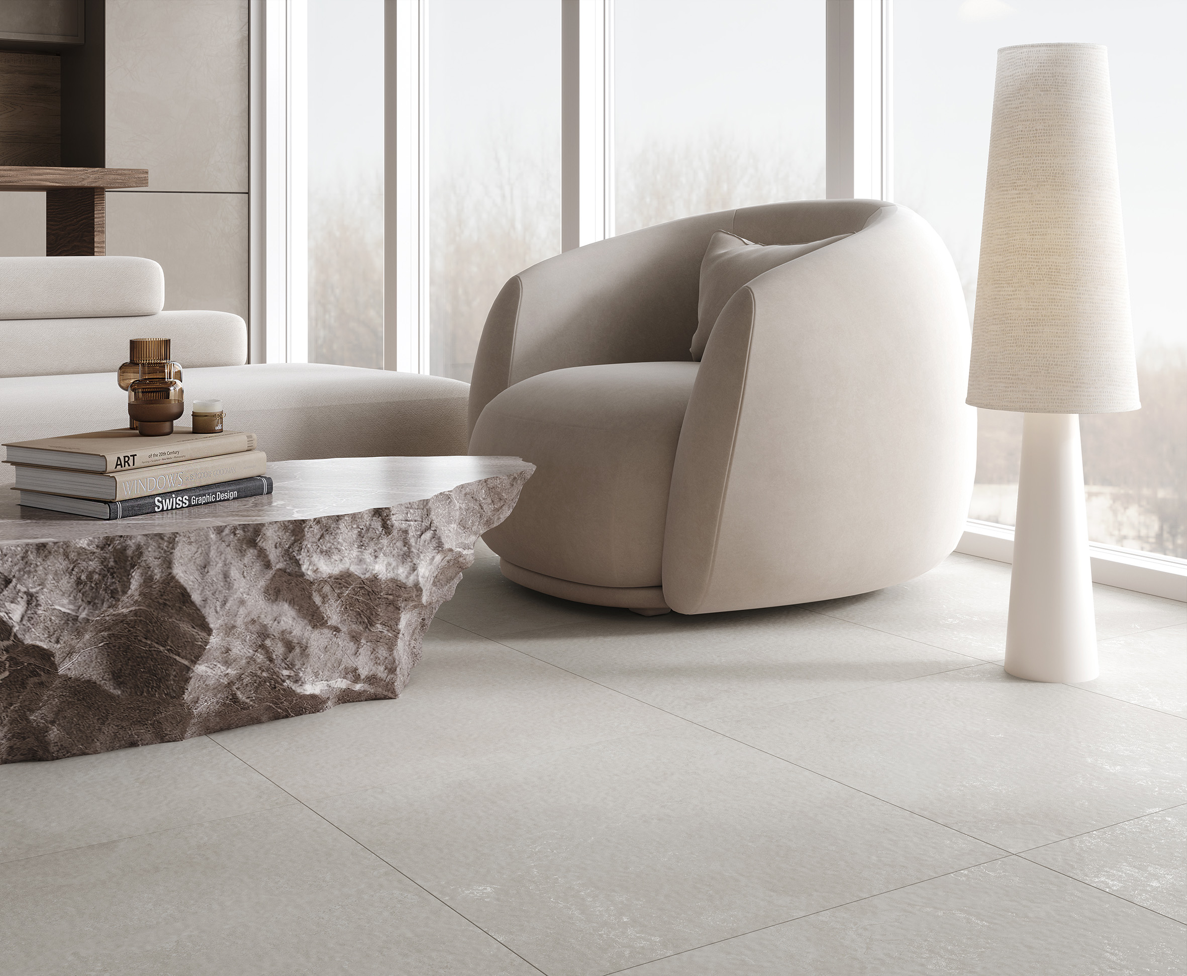Керамогранит Laparet Charon Cream 60x120 матовый