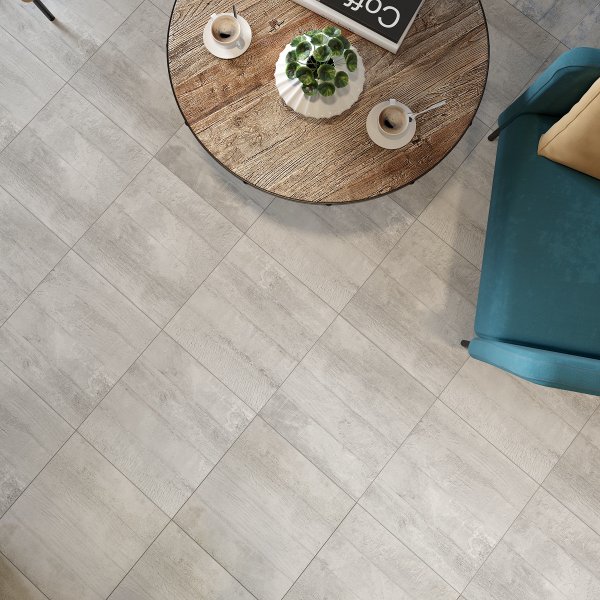 Ступень Grasaro Grunge Light Grey 40x40 G-60/M/st01/400x400x8