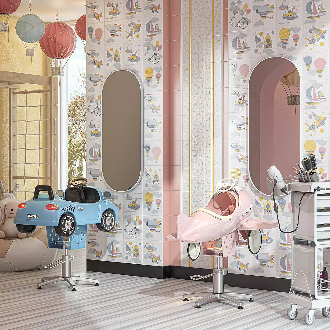 Декор Kerama Marazzi VT\A369\5009 Бон Вояж Аэростат 1 20x20