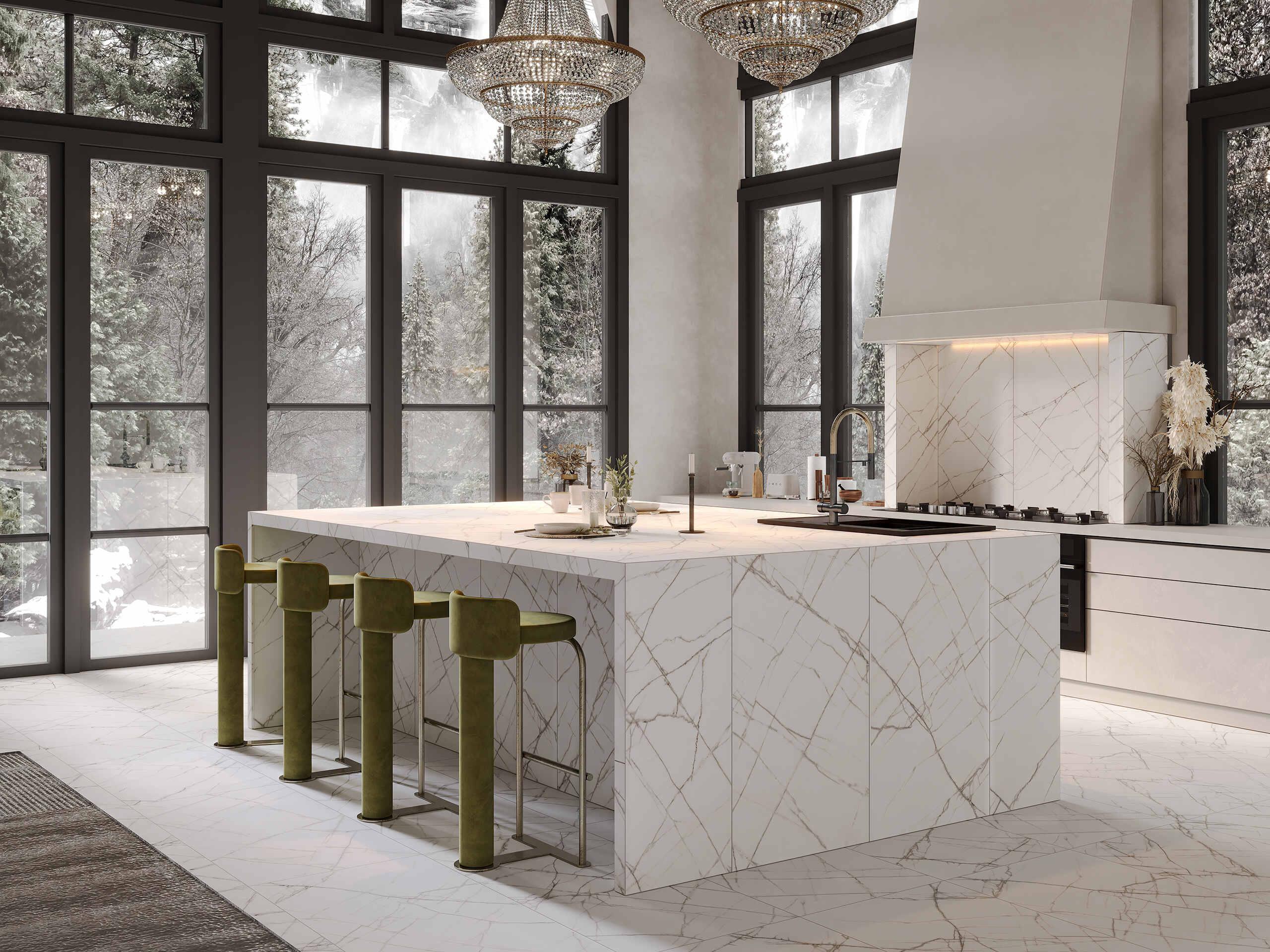Керамогранит Estima Exotica Marble EXM101 60x120 белый