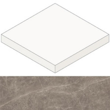 Ступень угловая Атлас Конкорд Италия Marvel Gris Supreme Scalino Ang. Lapp. AFC3 33x33