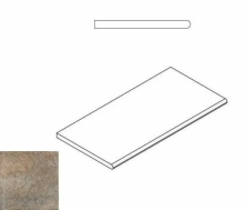 Бортик закругленный Италон Дистрикт х2/ District X2 Emerald 30x60
