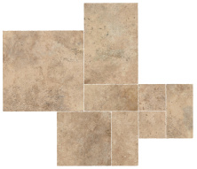 Декор Атлас Конкорд Италия Аикс/ Aix Beige Tumbled Kit Multiformato 112.5x150 A04Y