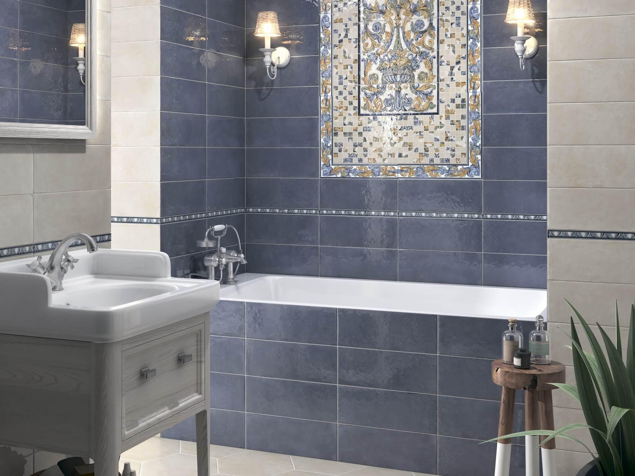 Декор Kerama Marazzi MM15129B Площадь Испании мозаичный 15x40