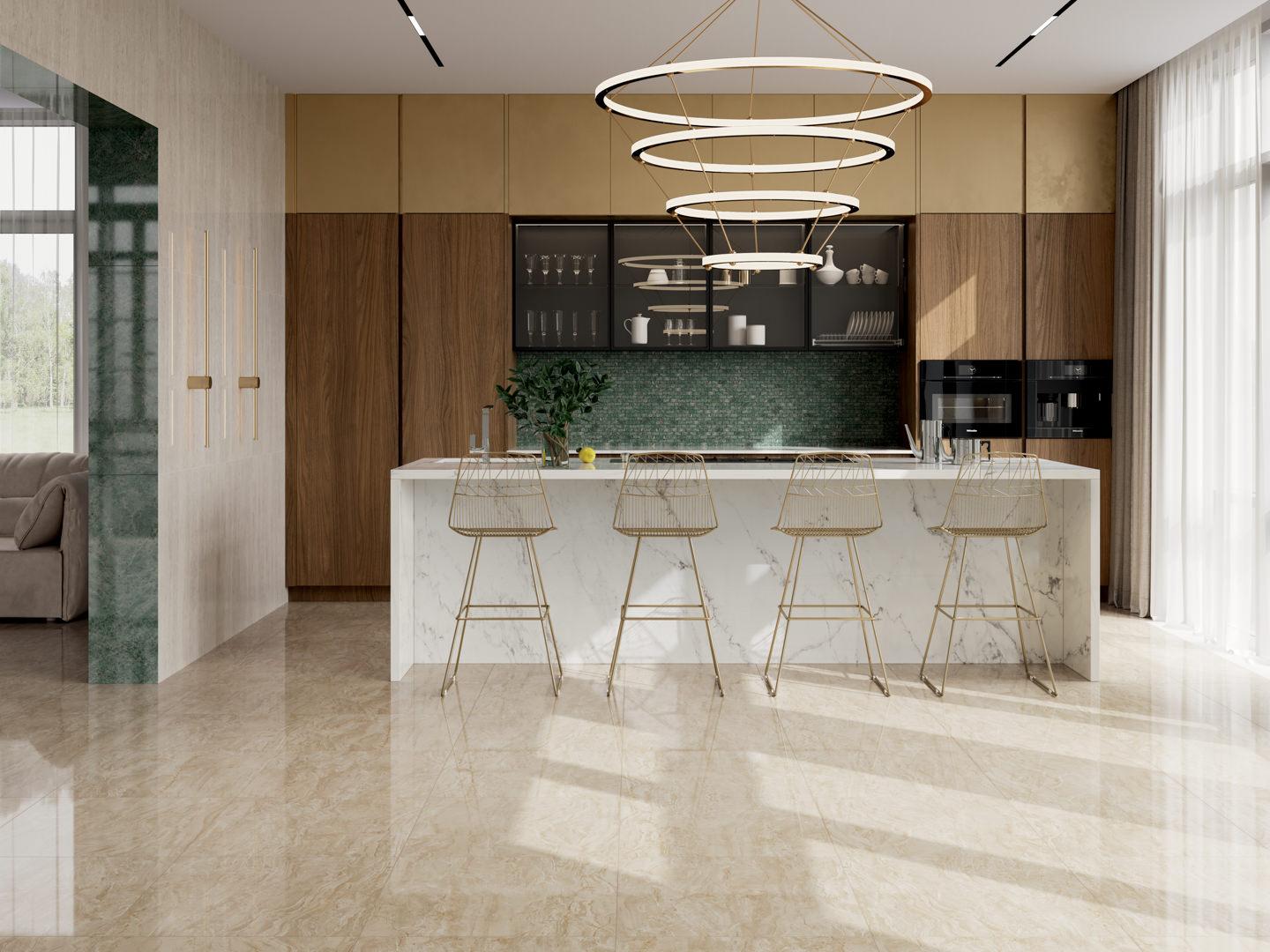 Бордюр Kerama Marazzi Эвора глянцевый 9.6x60