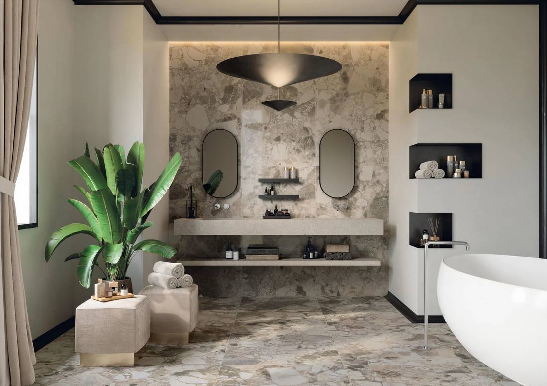 Мозаика Атлас Конкорд Форте дей Марми/ Forte dei Marmi Elegant Grey Mosaic Cer 610110001061