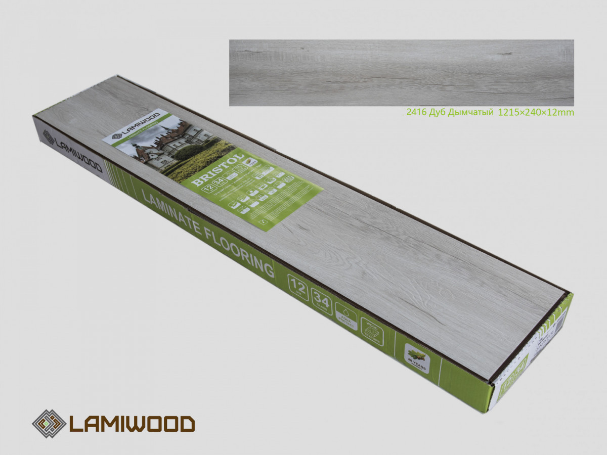 Ламинат LAMIWOOD BRISTOL 2411 Дуб Мореный 24x121.5