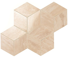 Мозаика Атлас Конкорд Италия Марвел Про/ Marvel Pro Travertino Alabastrino Mosaico Esagono Lappato 30x35 ADVL