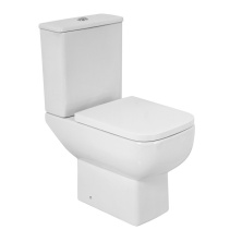 Унитаз-компакт безободковый BelBagno Aurora BB8604CPR/SC, бачок BB8604T с крышкой-сиденьем микролифт