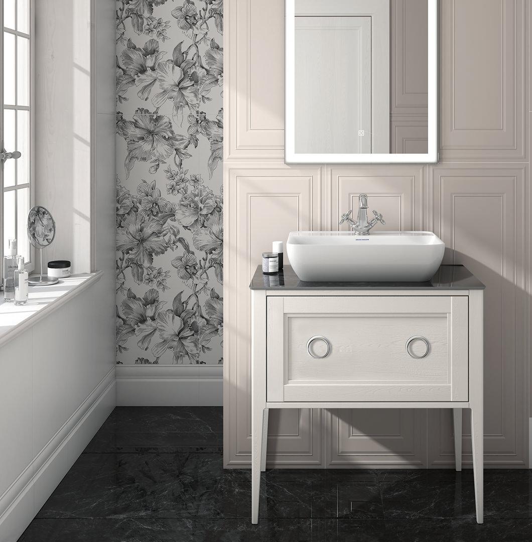 Декор Kerama Marazzi 14042R\3F Монфорте белый панель обрезной 40x120