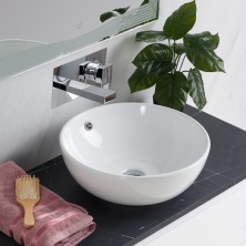 Раковина керамическая накладная круглая BelBagno BB1077