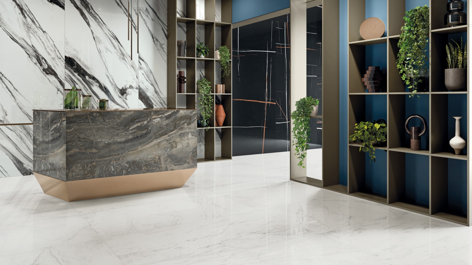 Керамогранит Италон Шарм Делюкс/ Charme Deluxe Крим Ривер 60x120