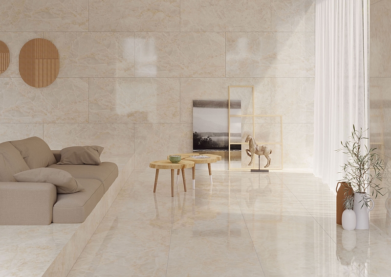 Мозаика Vitra Марбл-Х/ Marble-X Бреча Капрайа Белый 30x30 лаппатированный