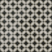 Декор Kerama Marazzi Фреджио 2 черно-белый 20x20 VT\A295\SG1544N