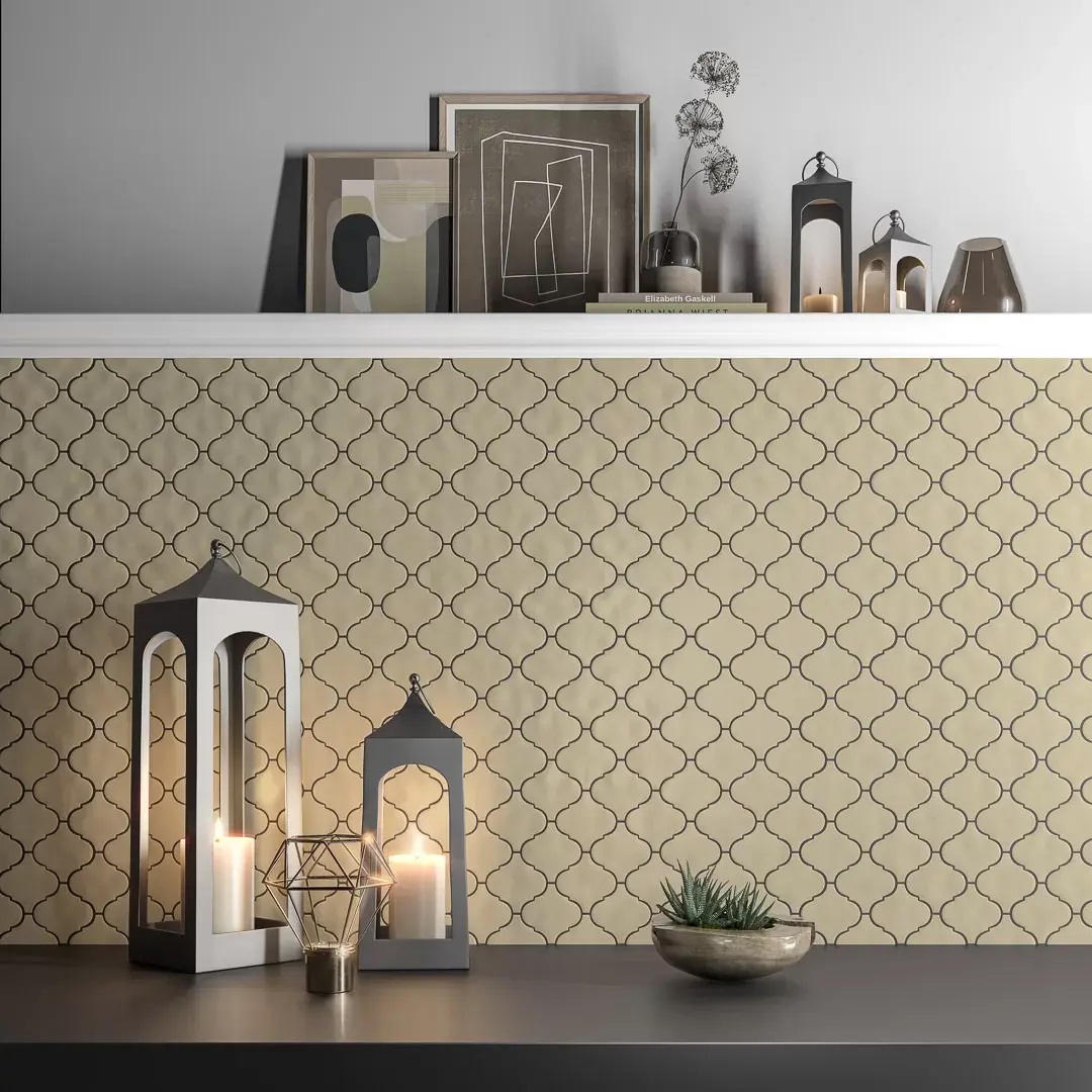 Керамическая плитка Kerama Marazzi KM2630M0041N Арабески Марокко серый светлый матовый 26x30