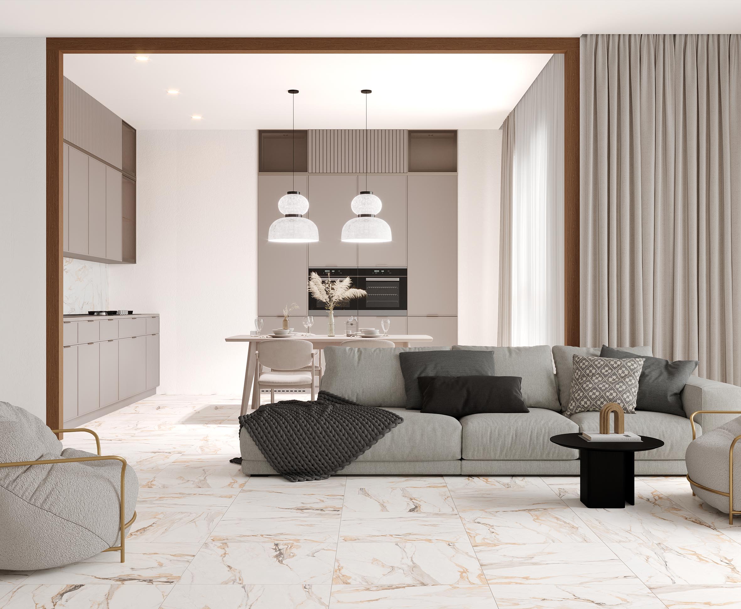 Керамогранит Laparet Statuario Porshe 60x120 полированный