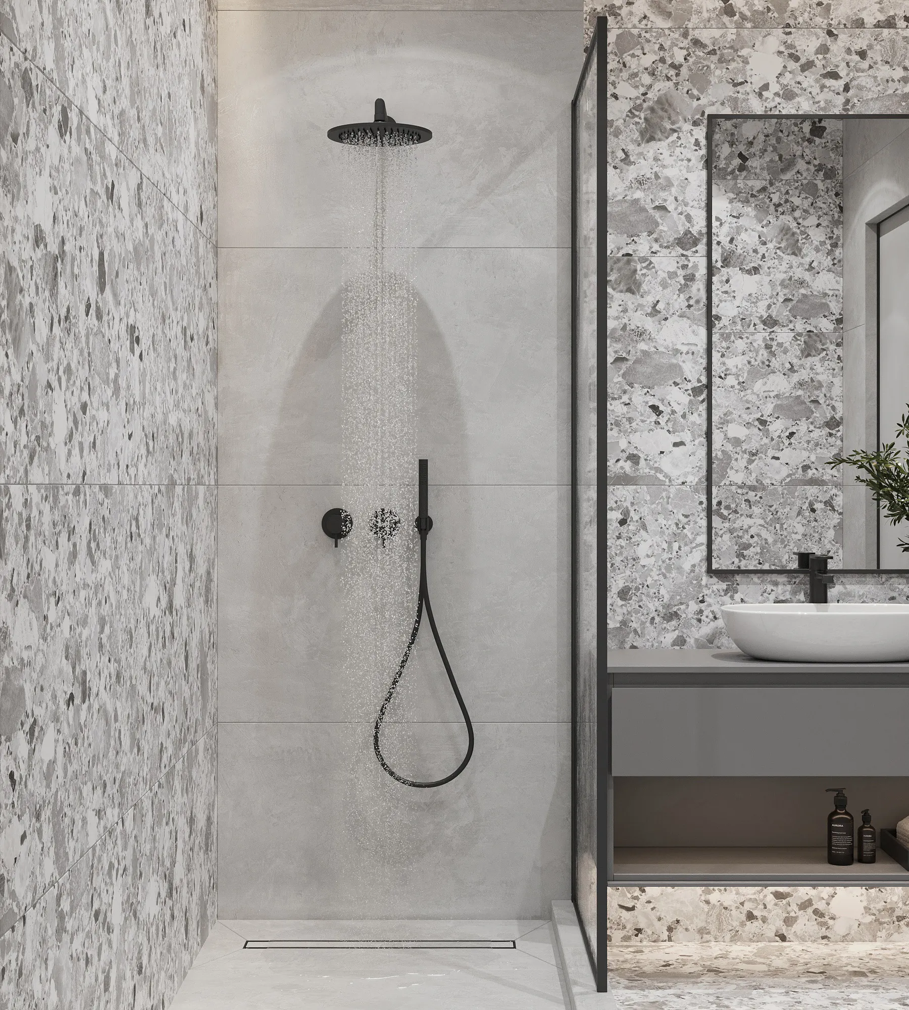 Керамогранит Аркадия Керамика RT7007-A Symphony Gris Matt Rustic 60x120 серый