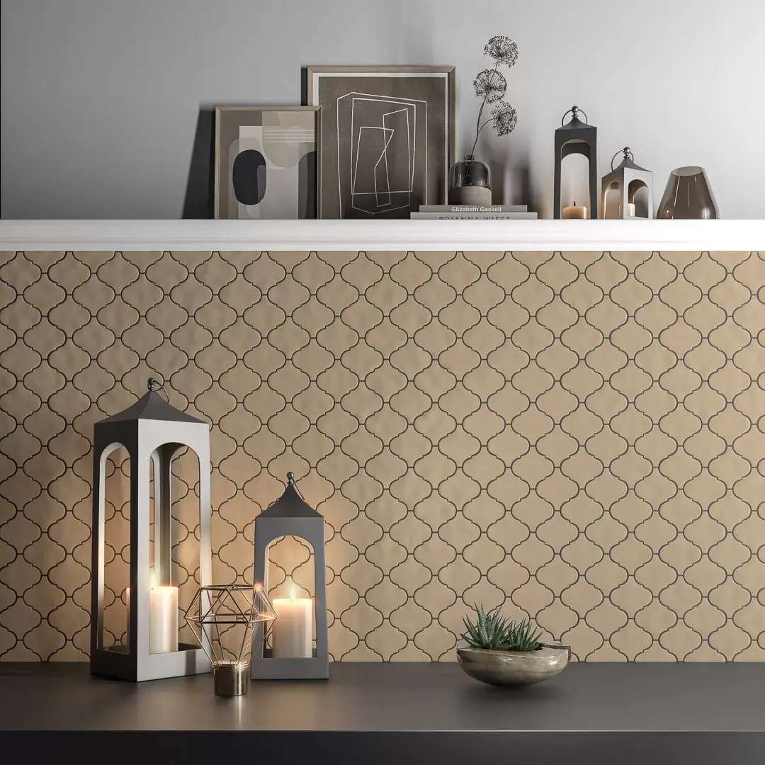 Керамическая плитка Kerama Marazzi KM2630M0041N Арабески Марокко серый светлый матовый 26x30
