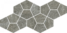 Мозаика Италон Магма/ Magma Фог Призм 620110000247 серый 20.5x41.3