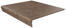 Ступень Kerama Marazzi SG158200R\GR фронтальная Фаральони коричневый 34x40,2