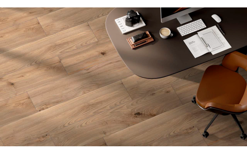 Керамогранит Vitra ВивидВуд/ VividWood Дуб Матовый R10А рельефный 20x120