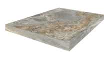 Ступень угловая левая ColiseumGres Верона/ Verona Grigio 33x90