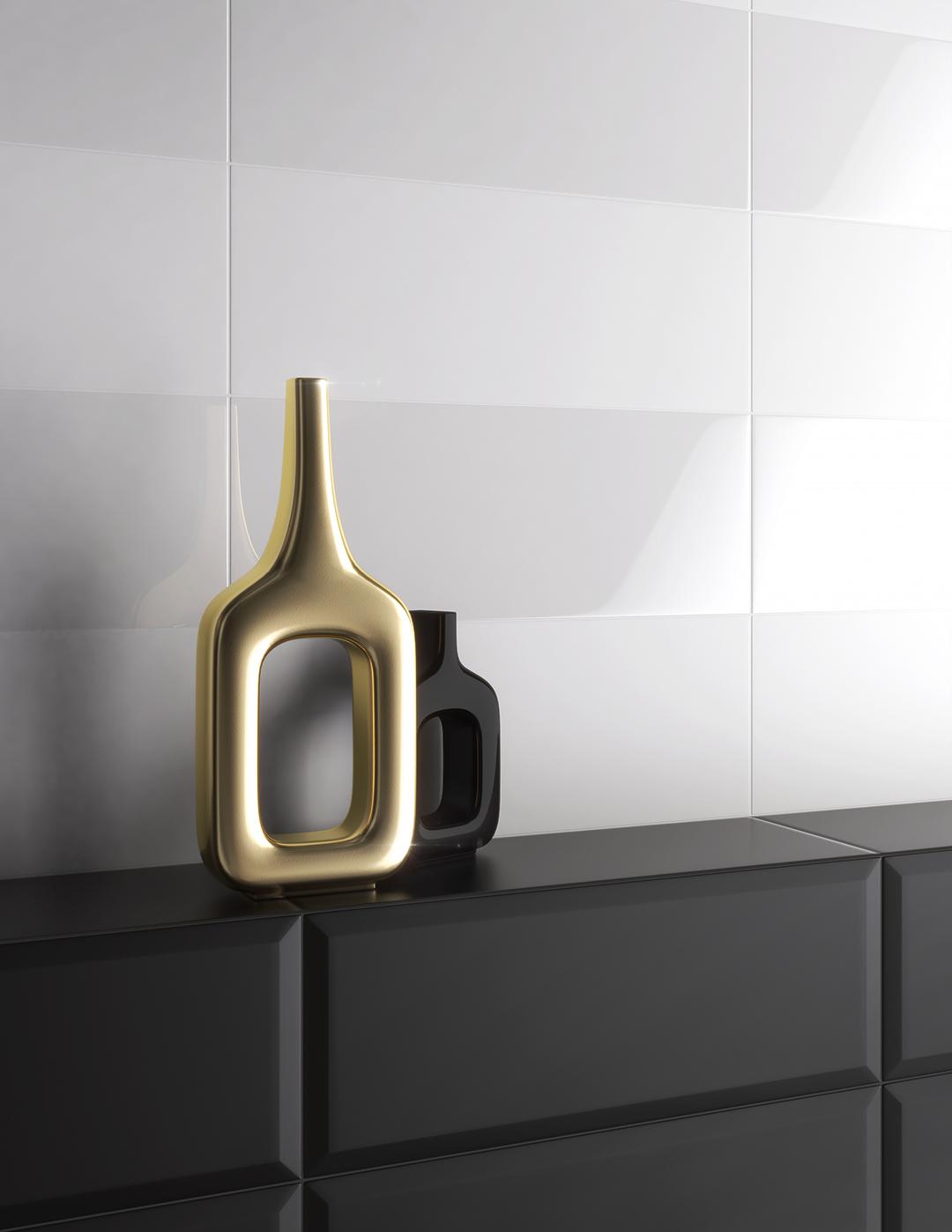 Керамическая плитка Kerama Marazzi 15075 Вилланелла белый грань 15x40