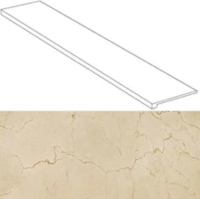 Ступень угловая левая Атлас Конкорд Супернова Стоун/ Supernova Stone Крим Wax 33x120