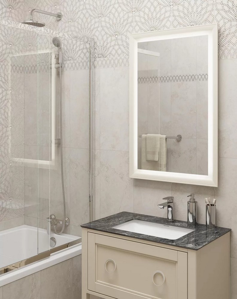 Декор Kerama Marazzi KMD3STA089BR Литос серый светлый матовый обрезной 30x60