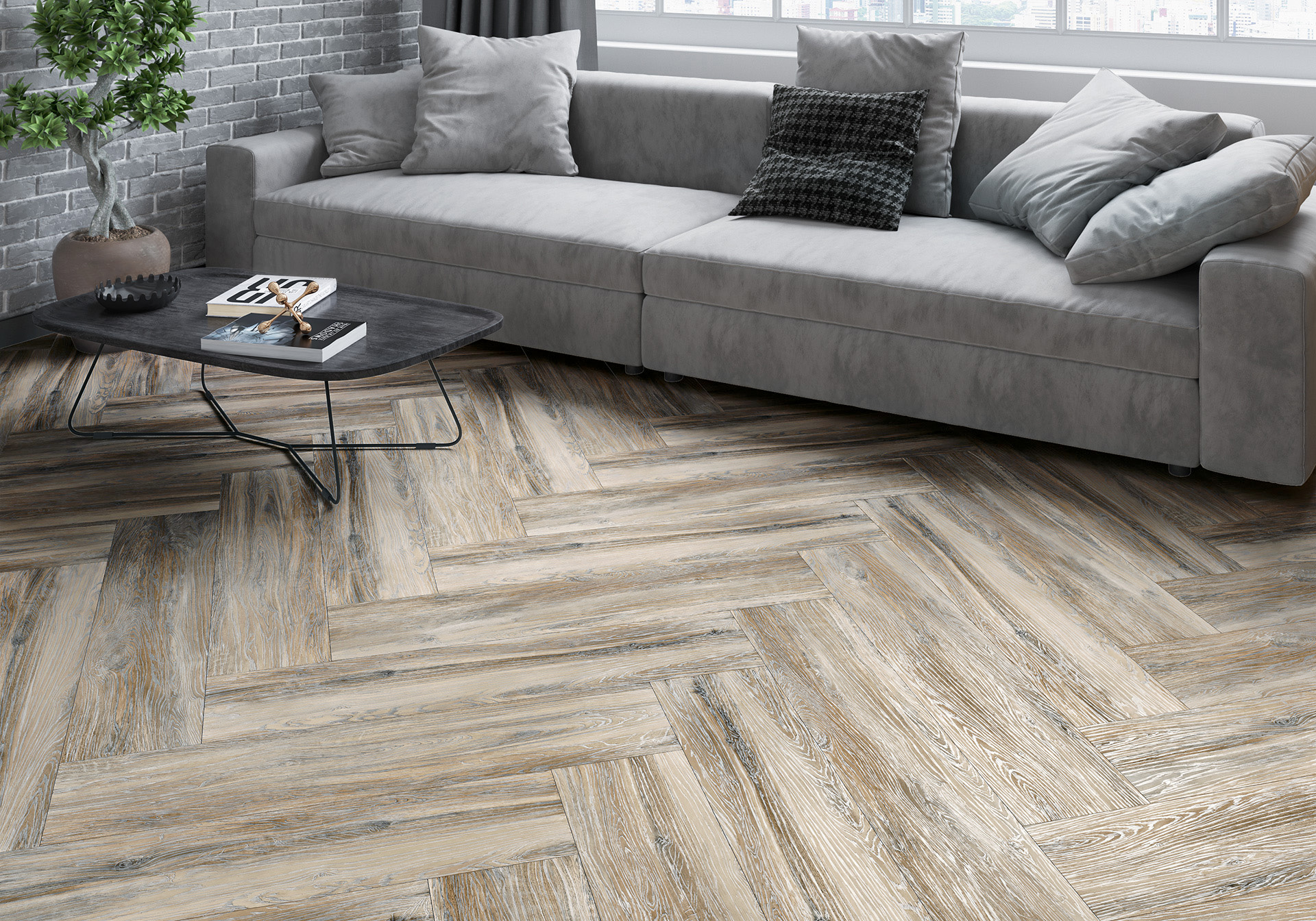 Керамогранит Альма Керамика Вествуд/ Westwood GFA92WTD00R 20x90