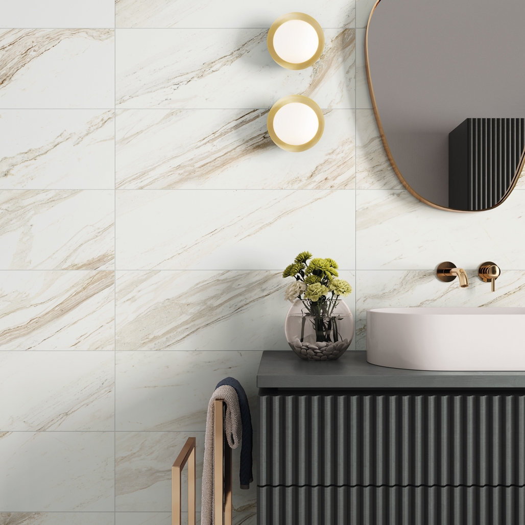 Ступень угловая левая ColiseumGres Треви/ Trevi Beige 33x90