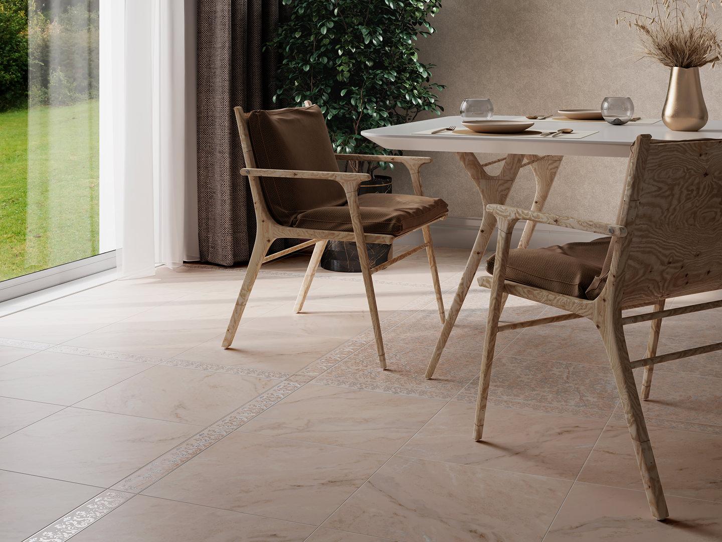 Декор Kerama Marazzi MM15121 Флораль мозаичный 15x40
