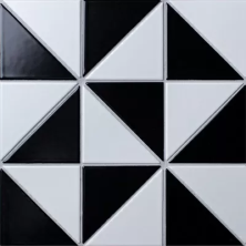 Мозаика СтарМозаик Triangolo Chess Matt (LG61688/CZM093B) 27.85x27.85 разноцветный