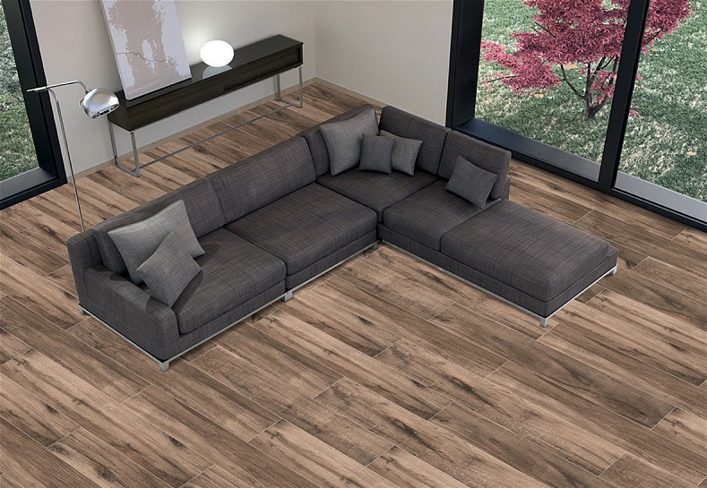 Керамогранит Азарио Maple Mill 20X120 Matt P231123224WM коричневый
