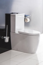 Унитаз-компакт безободковый BelBagno Marino BB105CPR, бачок BB105T