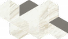 Мозаика ColiseumGres Треви/ Trevi White Trapezium 18x31,4