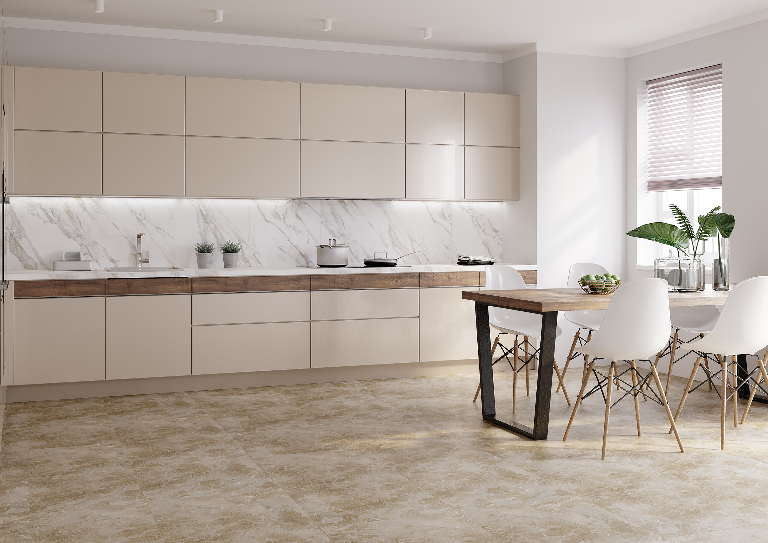 Керамогранит Grasaro Harmony Светло-серый 60x60 G-3013/M/600x600x9