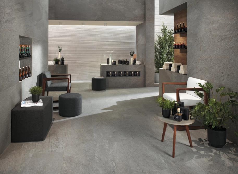 Керамогранит Атлас Конкорд Италия Клиф/ Klif White Matte 2шт 75x150 A7HJ