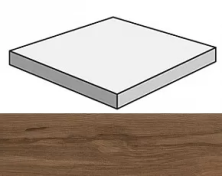 Ступень угловая правая Атлас Конкорд Италия Etic Noce Hickory Scal. Ang. Dx AV8A 22.5x22.5