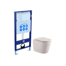 SET AQUATEK ВЕГА cmp (рама AQUATEK Standard INS-0000012(без клавиши и крепежа)+унитаз компакт ВЕГА AQ1904-00)